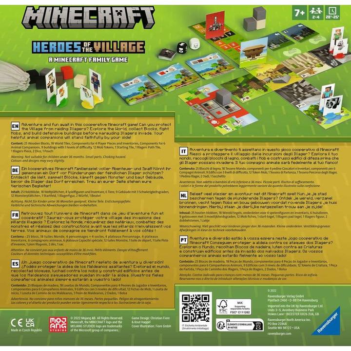 Actual product image Ravensburger Minecraft Heroes of the Village (Dutch, English)