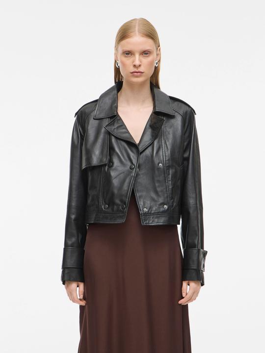 Produktbild Rouge Edit Zweireihige Lederjacke (38)