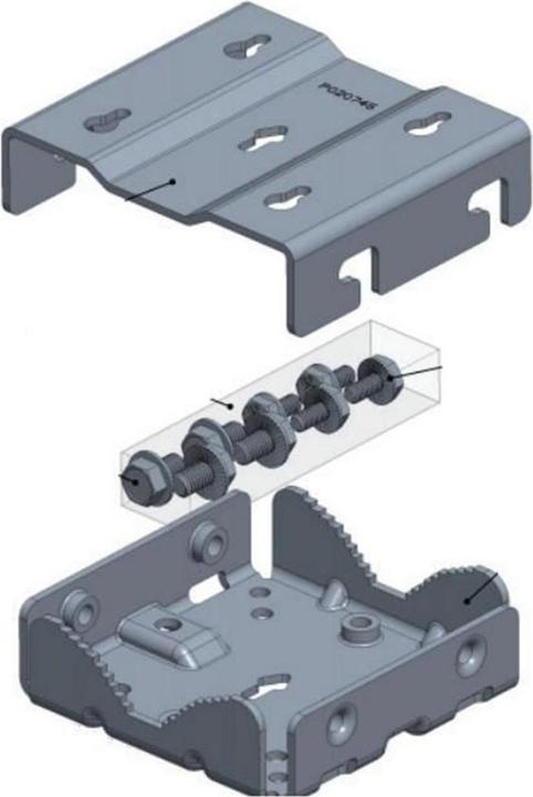 Produktbild Cambium Networks Universal Wall Mount Bracket (Montage-Kit)