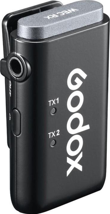 Actual product image Godox 2.4GHz Wireless Microphone System 1 x Transmitter, 1 x Receiver