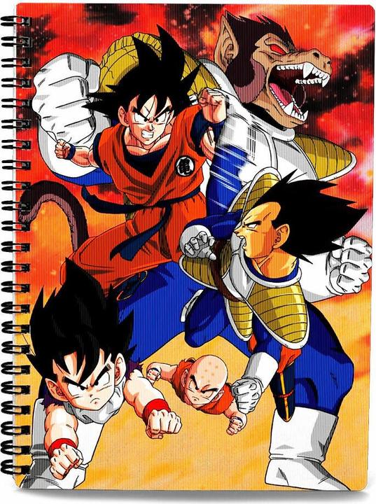 Image du produit SD Toys DRAGON BALL Z - Red - Notebook Effet Lenticulaire 3D (A4)
