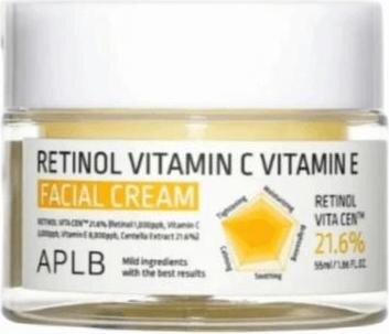Actual product image Aplb Retinol Vitamin C Vitamin E Facial Cream 21.6% 1.86oz (Day cream, Night cream)