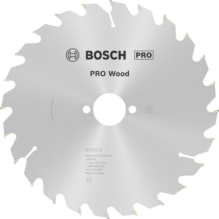 Produktbild Bosch Professional Zubehör PRO Wood Kreissägeblatt, 200 x 2.8 x 30 mm
