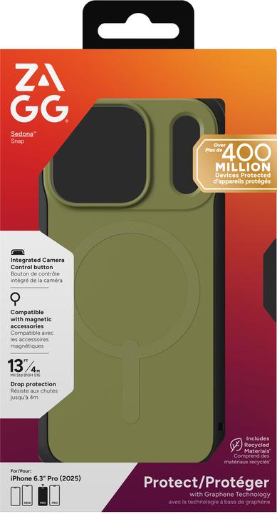 Image du produit Zagg Case für Apple iPhone 17 Pro Sedona Snap sea kelp (Apple iPhone 17 Pro)