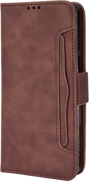 Actual product image Cover-Discount Xiaomi Poco F4 GT - Case with many card slots brown (Xiaomi Poco F4 GT)