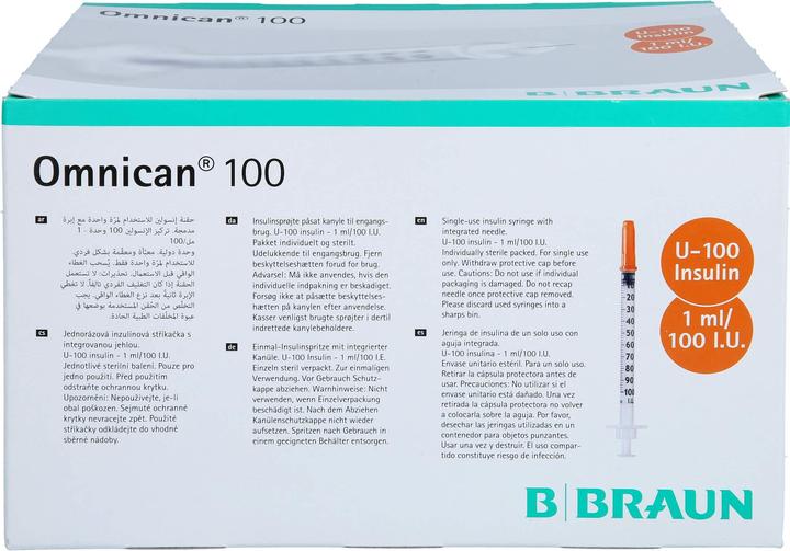 Produktbild B.Braun Omnican Insulin 100 (Insulinspritze)