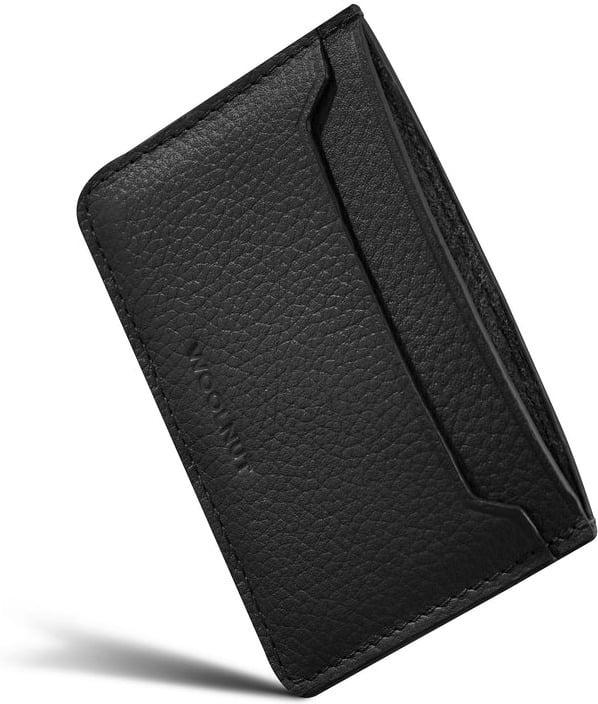 Actual product image Woolnut Leather Card Holder -korttikotelo, musta