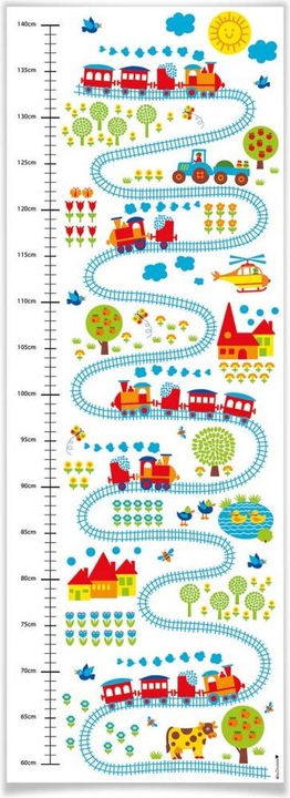 Produktbild Trenddeko byGraziela - Messleiste Eisenbahn (30 x 85 cm)