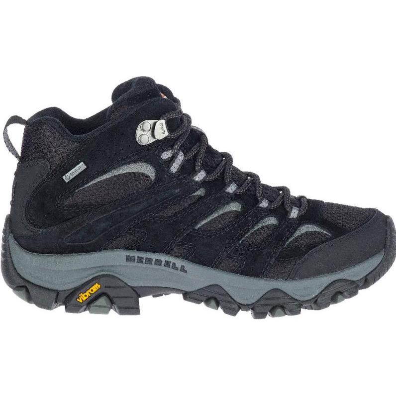 Merrell, Damen, Wanderschuhe, Women's Moab 3 Mid GTX (38.5), Schwarz
