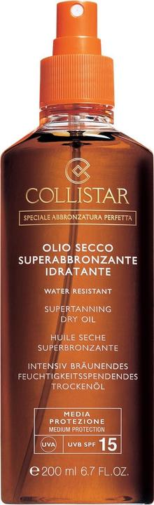 Produktbild Collistar Supertanning Dry Oil (Sonnenöl, SPF 15, 200 ml, 150 g)
