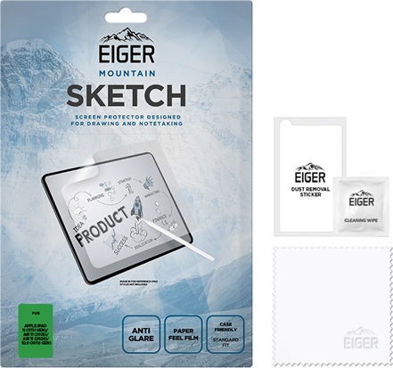 Produktbild Eiger Paper-like Displayauflage Mountain Sketch Tablet Screen Protector (1 Stück, iPad Air 11 2024 (M2))