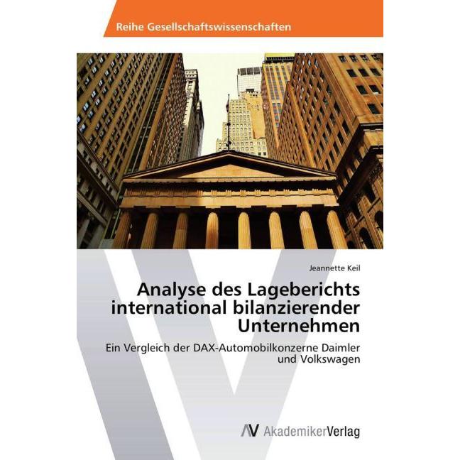Analyse des Lageberichts international bilanzierender Unternehmen, Fachbücher