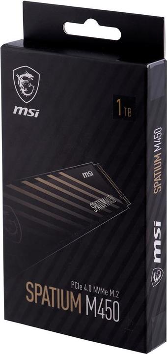 Actual product image MSI Spatium M450 (1000 GB, M.2 2280)