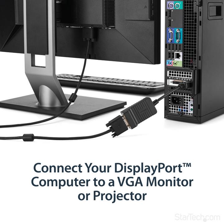 Produktbild StarTech Displayport To VGA Converter (VGA, 25.40 cm)