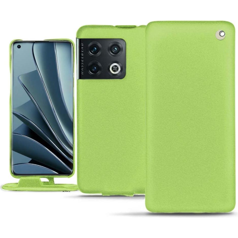 Noreve Lederschutzhülle vertikal (OnePlus 10 Pro), Smartphone Hülle, Grün