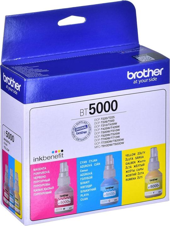 Produktbild Brother Tusz Zestaw CMY BT5000 Oryginał (BT5000CLVAL) (C, M, Y)