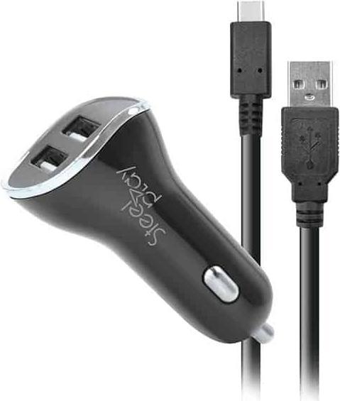 Image du produit Steelplay Chargeur de voiture Nintendo Switch X2 ports USB