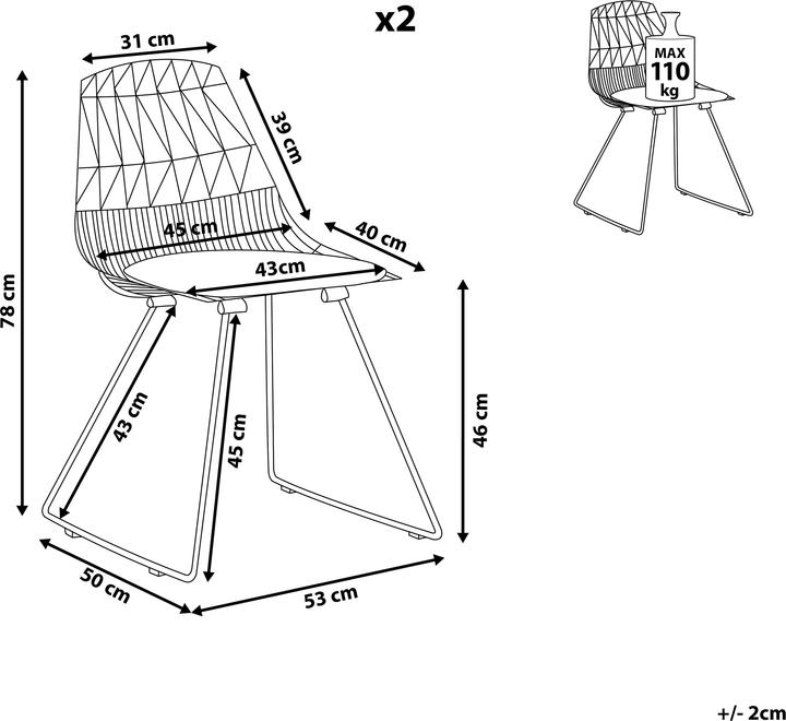 Image du produit Beliani Harlan
