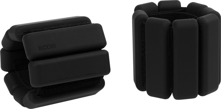 Koor Manchettes de poids 0.5, kg Noir (2 x 0,5 kg)