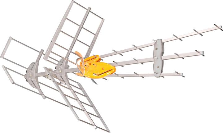 Televes DATVUTFORCE2 VHF/UHF-Antenne 700MHz passiv/aktiv (Parabolantenne, 41 dB, DVB-T / -T2)