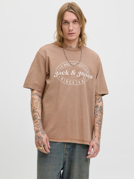 Produktbild Jack & Jones Jjedover Print Tee Ss Crew Neck (XXL)
