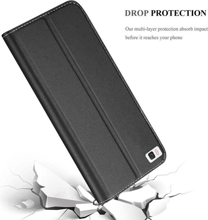 Actual product image Cadorabo Book Classy Style Cover (Huawei P8)
