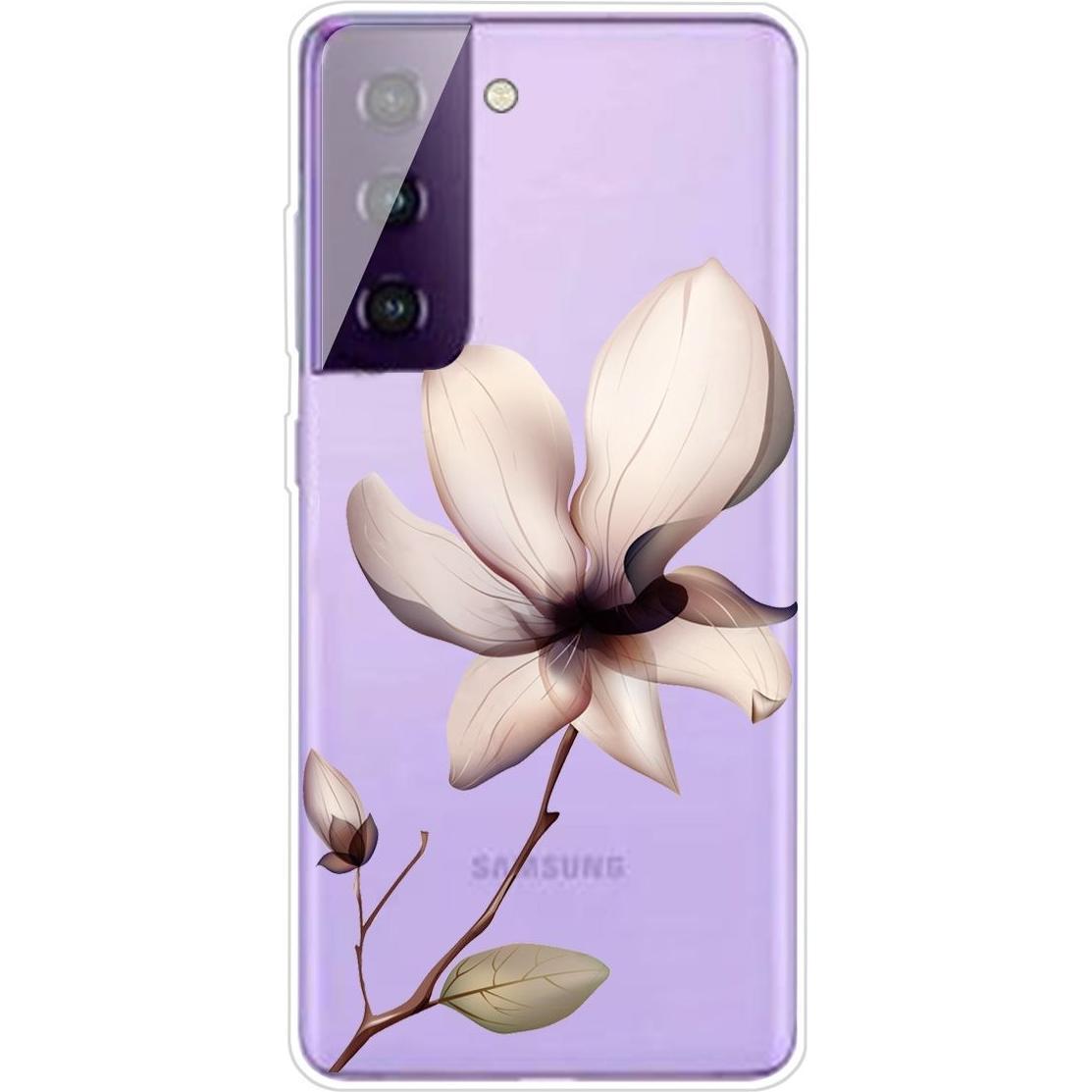 König Design Hülle Handy Schutz für Samsung Galaxy S21 Case Cover Tasche Etuis Transparent (Samsung Galaxy S21+), Smartp...