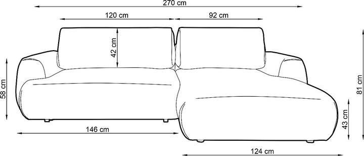 Produktbild Vente-unique Monelia (Ecksofa)