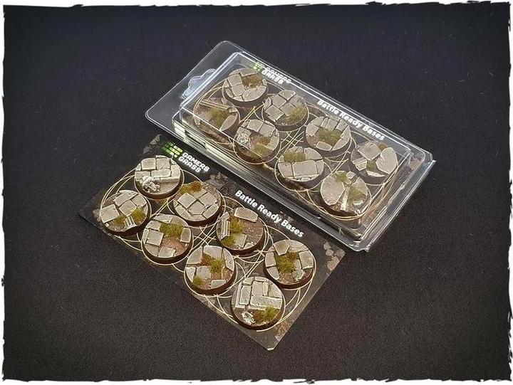 Image du produit Gamers Grass GGB-TR32 - Bases de combat - Temple, 32 mm, rond (8 pièces)