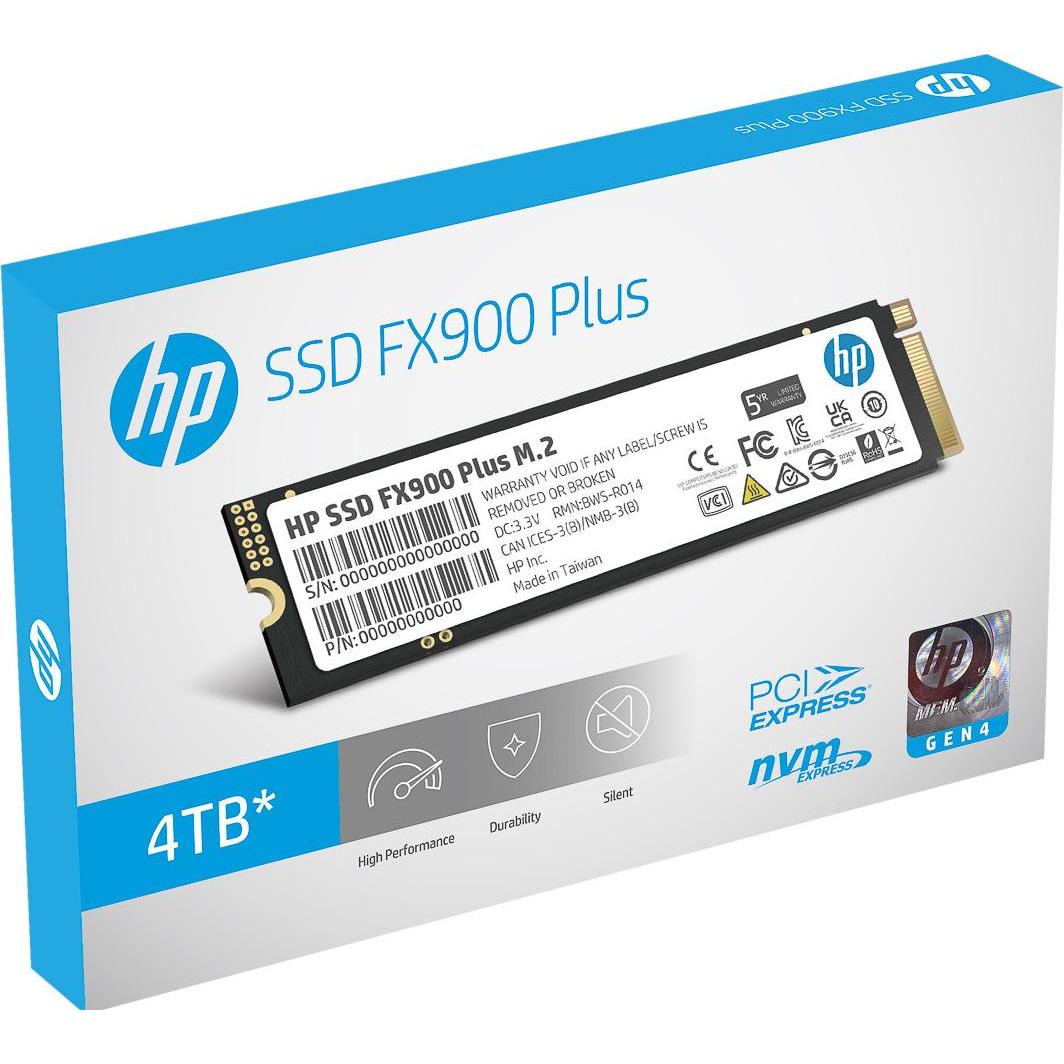 HP SSD FX900 PLUS 4TB (4000 GB, M.2 2280), SSD