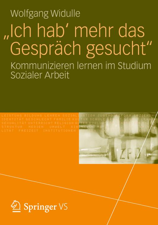 Produktbild Ich hab' mehr das Gespräch gesucht' (Deutsch, Wolfgang Widulle, 2012)