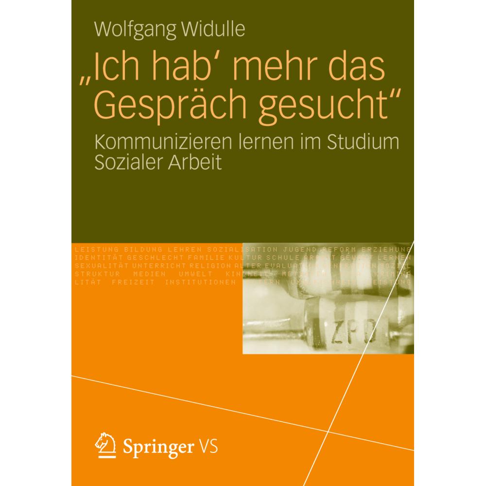 'Ich hab' mehr das Gespräch gesucht', Fachbücher von Wolfgang Widulle