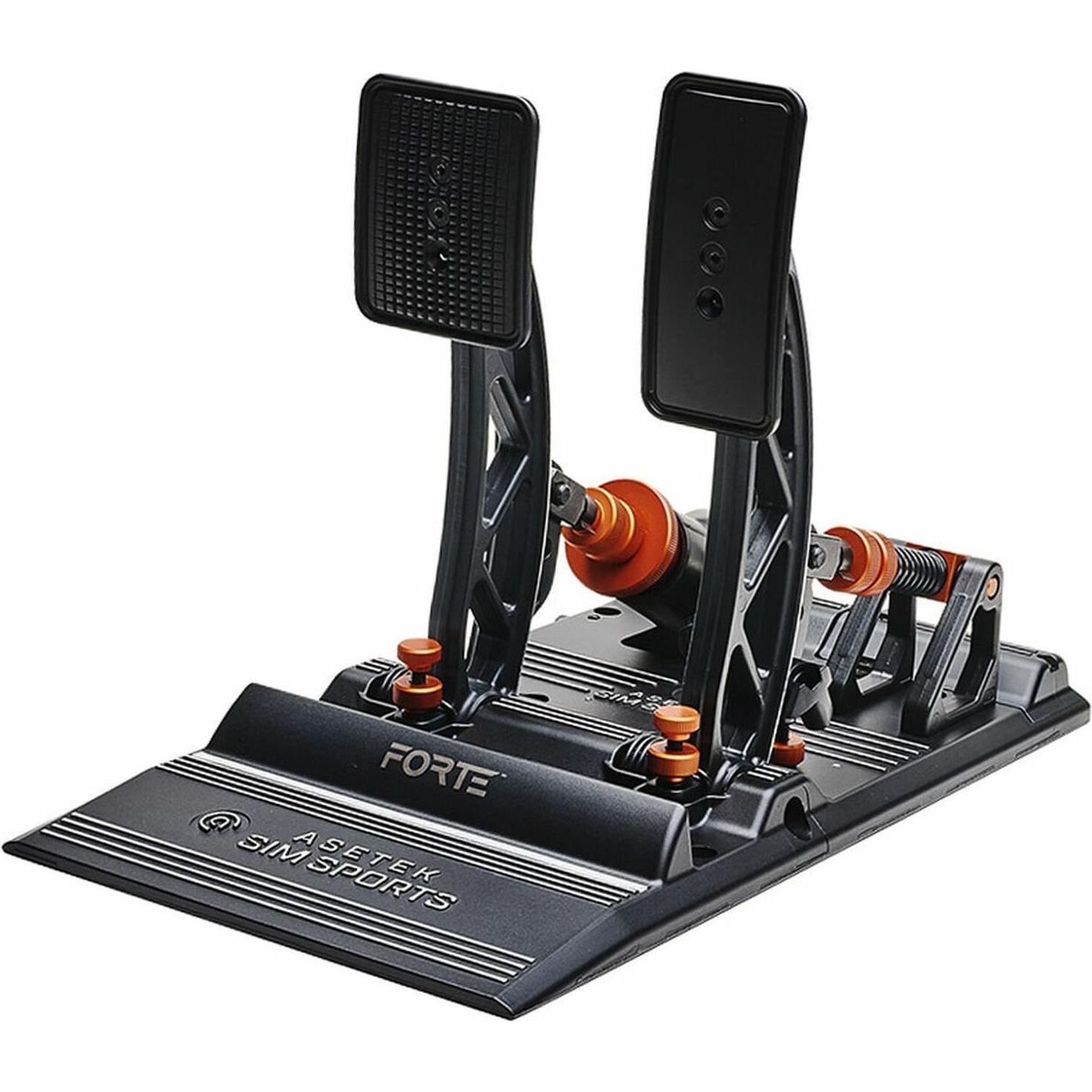 Asetek Pedale dell'acceleratore e del freno di Forte Sim Racing (PC), Controller gaming, Nero
