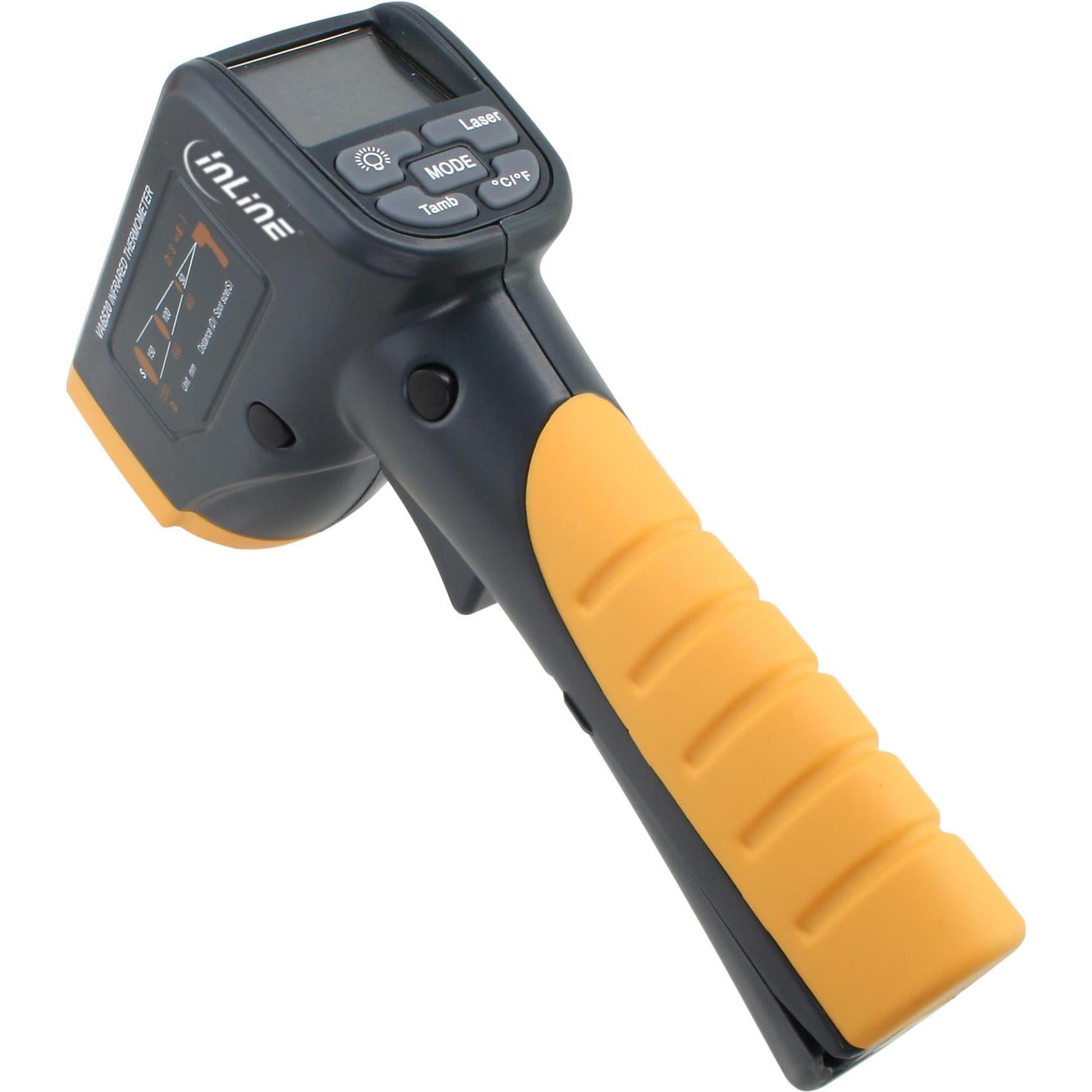InLine, Termometro a infrarossi, Sensore di temperatura IR con display LCD