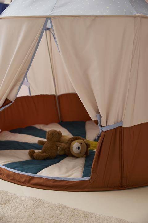Actual product image Kids Concept - Play Mat Circus - Teal - 112x112x2 cm