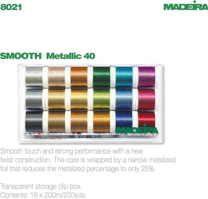 Produktbild Madeira Näh- und Stickgarn (200 m)