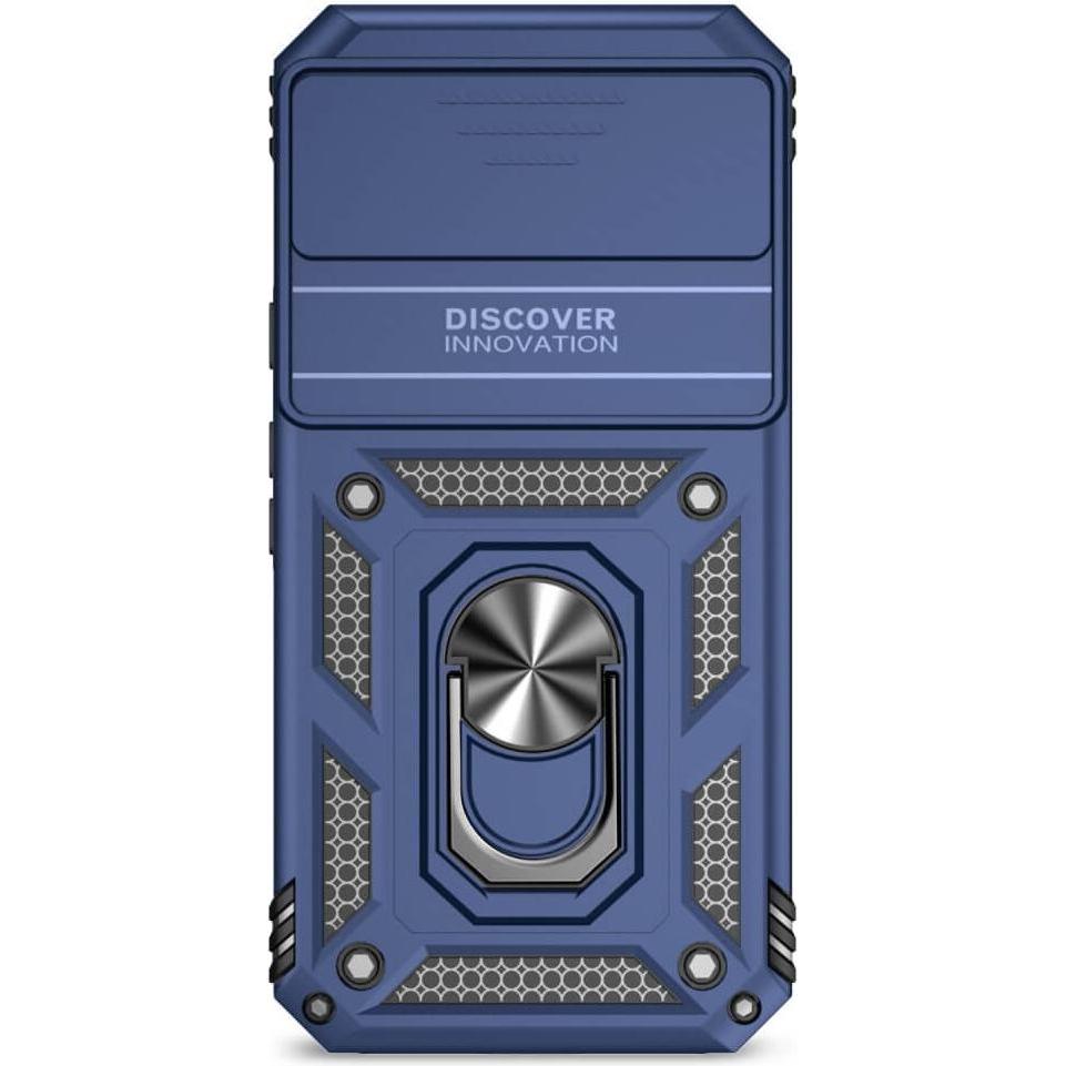 Thumbnail - Cover-Discount Google Pixel 8a - Armor Case mit Kickstand (Google Pixel 8a), Smartphone Hülle, Blau