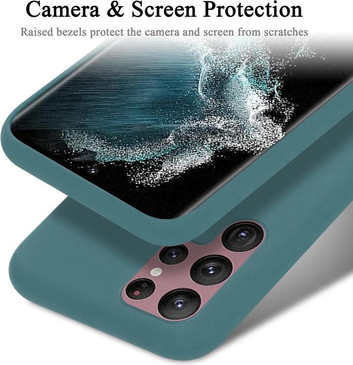 Produktbild Cadorabo TPU Liquid Silicone Case Hülle (Samsung Galaxy S22 Ultra)
