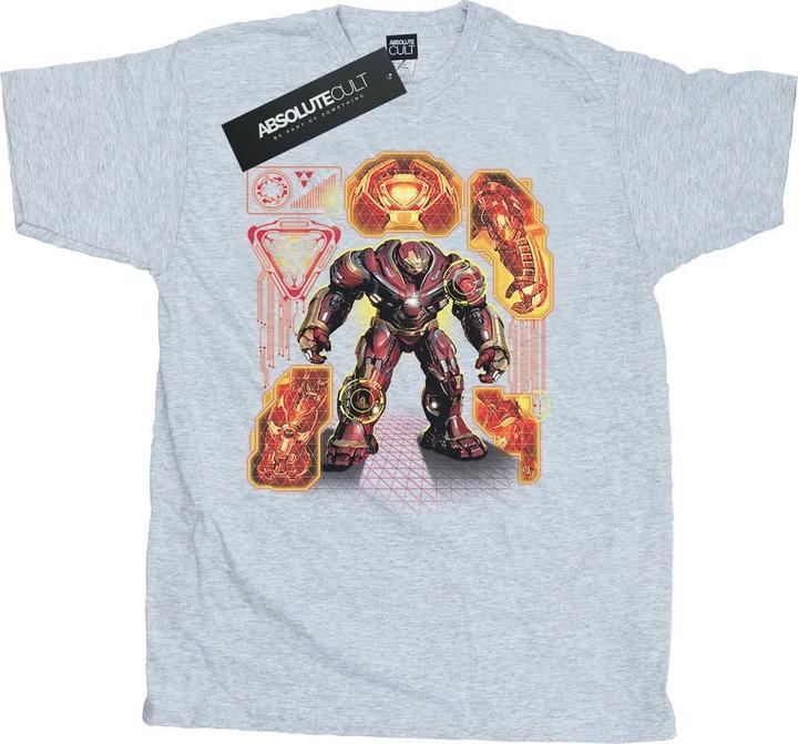 Produktbild Avengers Infinity War Hulkbuster Blaupause TShirt (M)