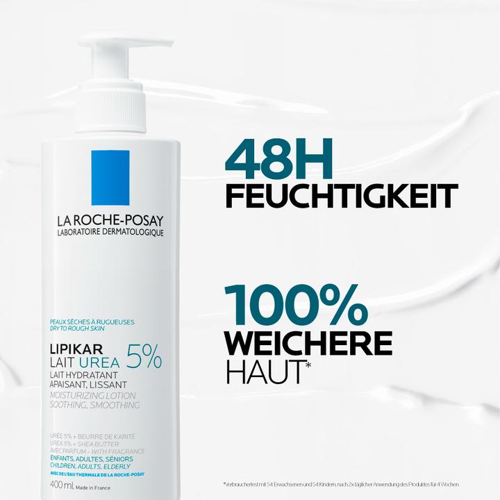 Image du produit La Roche Posay Lipikar Lait Urea 5+ (Crème pour le corps, 400 ml)