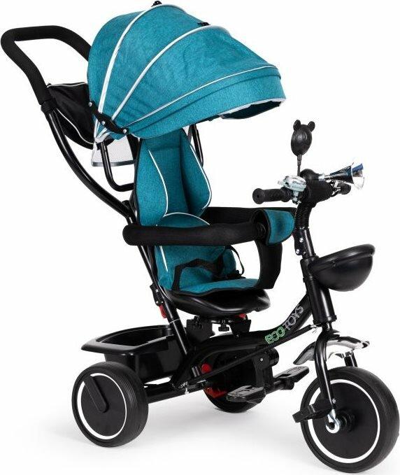 Actual product image EcoToys Tricycle, swivel seat, blue
