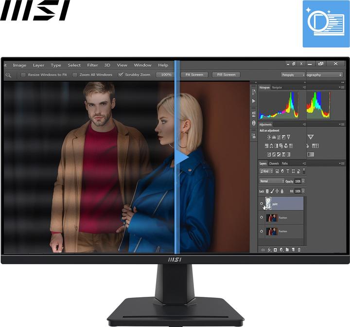 Actual product image MSI PRO MP245G (1920 x 1080 pixels, 23.80")