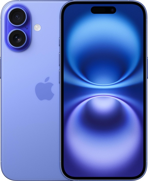 Immagine prodotto Apple iPhone 16 (512 GB, Blu oltremare, 6.10", SIM + eSIM, 48 Mpx, 5G)