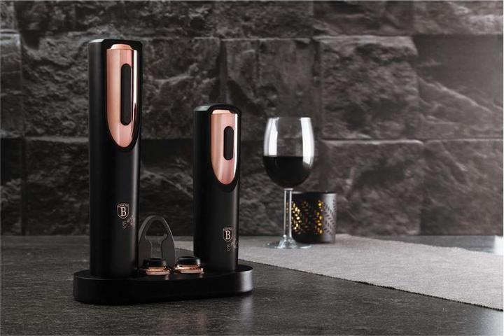 Actual product image BerlingerHaus elektrischer Weinöffner Black Rose Collection (Electric corkscrew)