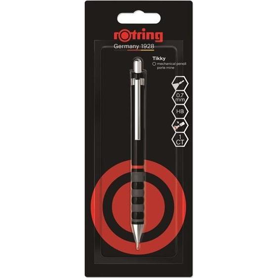 Rotring, Matite, Tikky Mekanisk Blyant HB Bly, 0,7 mm Sort Skaft (0.70 mm, HB)