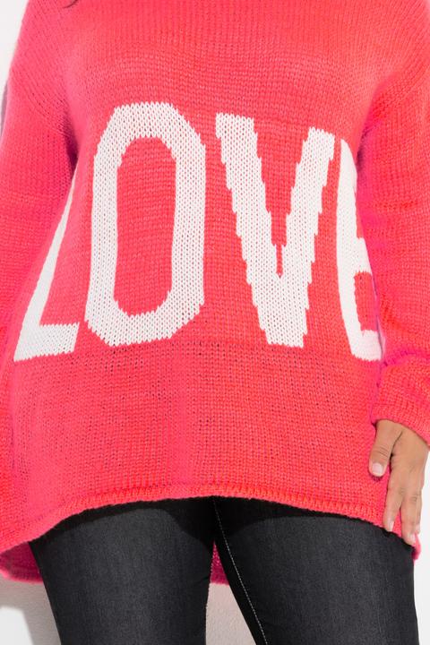 Image du produit Angel of Style Pull coupe évasée, inscription LOVE (58, 60)