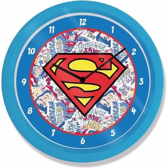 Pyramid, Wanduhr, Superman: Logo (25.40 cm)