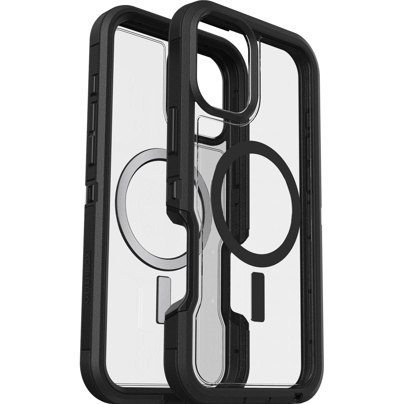 Thumbnail - OtterBox Defender XT mit MagSafe (Apple iPhone 16 Plus), Smartphone Hülle, Transparent, Schwarz