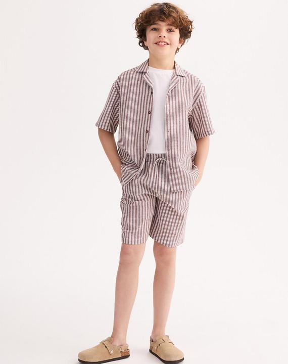 Immagine prodotto La Redoute Collections Gestreiftes Oversize-Hemd (80)