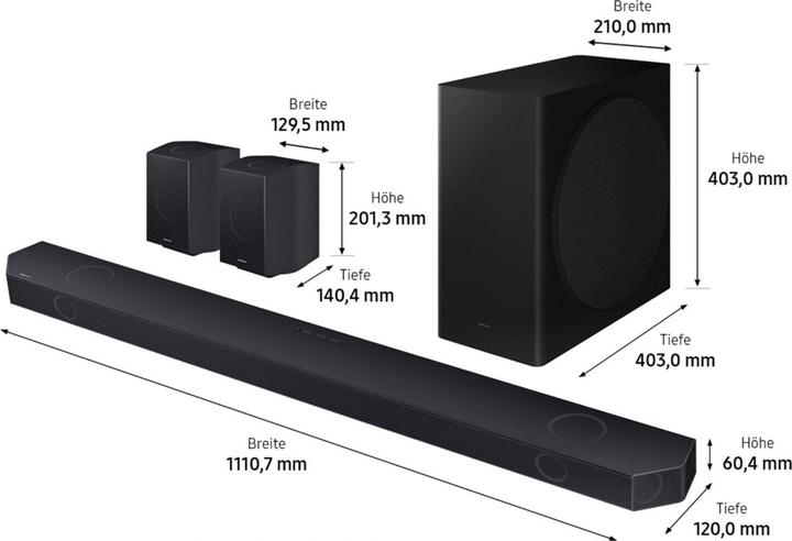 Produktbild Samsung HW-Q935GD/ZG (540 W, 9.1.4 Kanal)